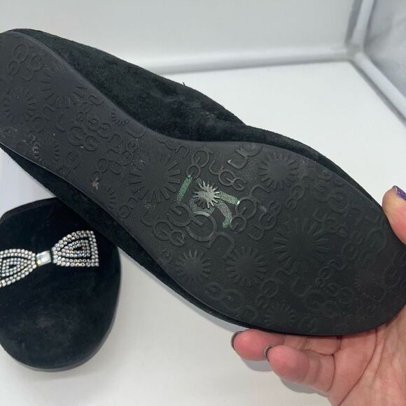 Ugg Alloway Crystal Bow Ballet Flats - Picture 4 of 13